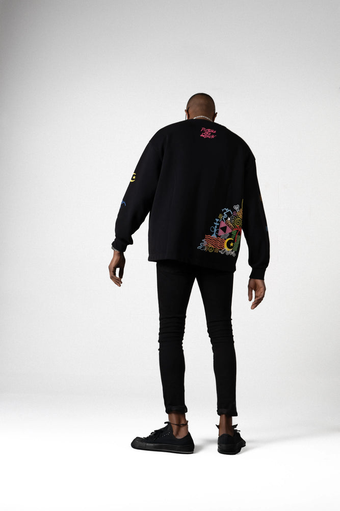 
                  
                    PMR x River Sea Black Sweatshirt
                  
                