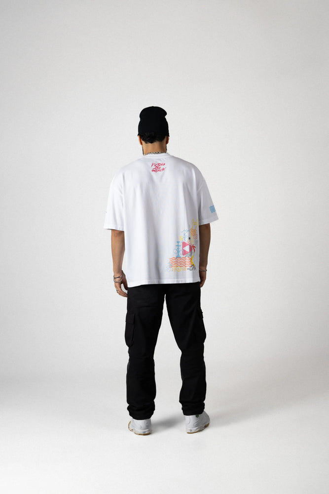 
                  
                    PMR x River Sea White T-Shirt
                  
                