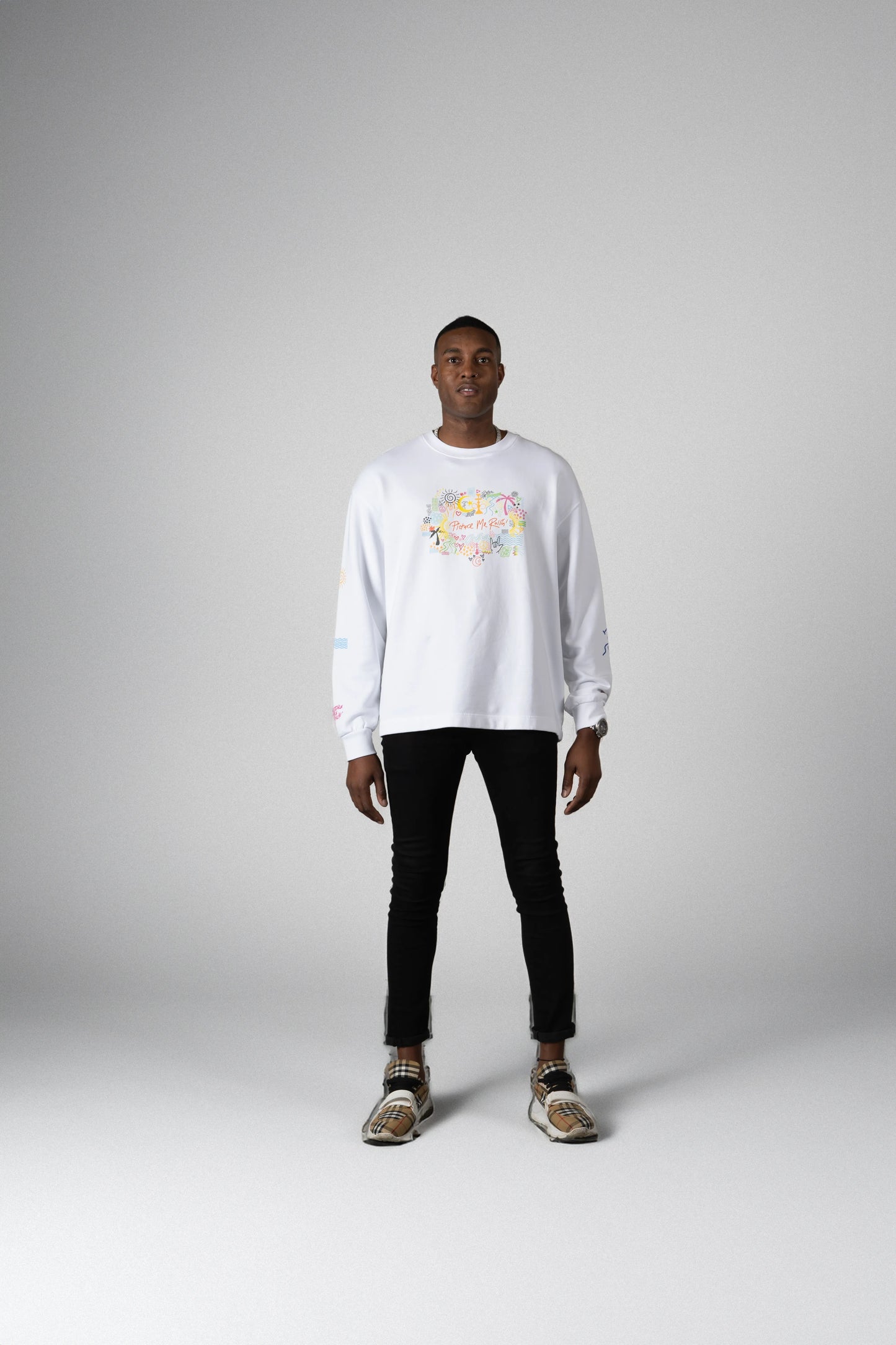 
                  
                    PMR x River Sea White Sweatshirt
                  
                
