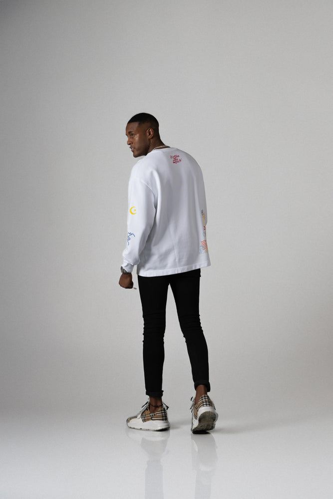
                  
                    PMR x River Sea White Sweatshirt
                  
                