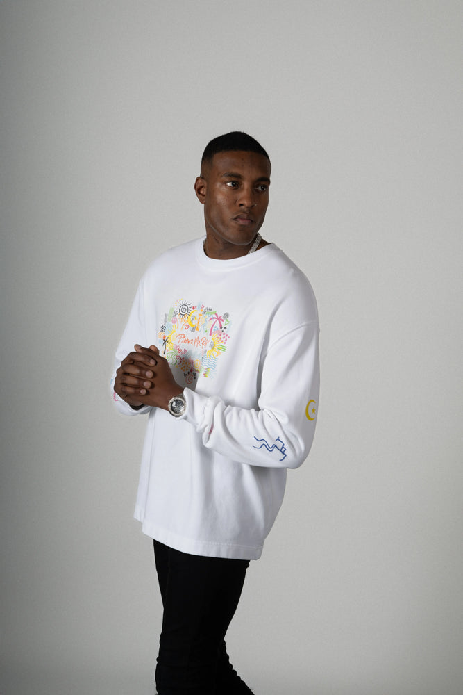 
                  
                    PMR x River Sea White Sweatshirt
                  
                