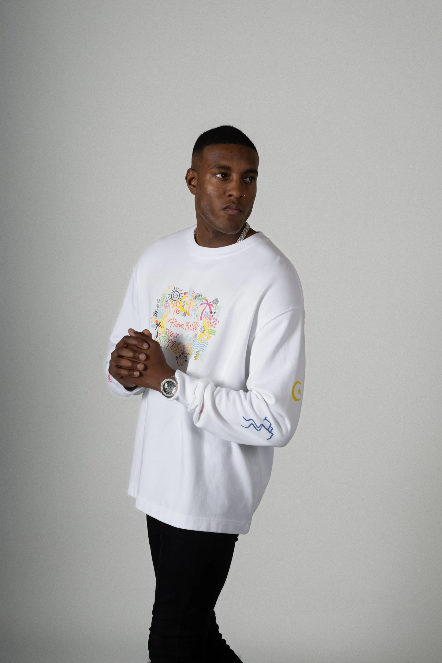 
                  
                    PMR x River Sea White Sweatshirt
                  
                