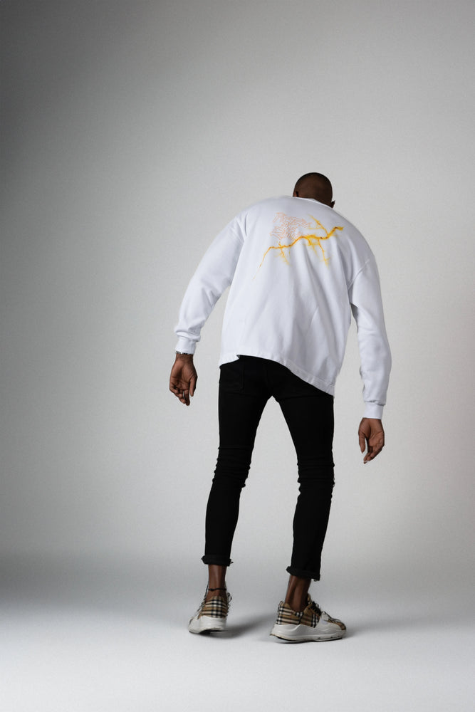 
                  
                    Lightning White Sweatshirt
                  
                