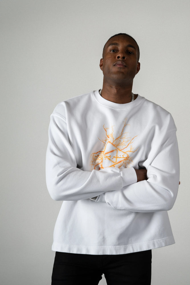 
                  
                    Lightning White Sweatshirt
                  
                