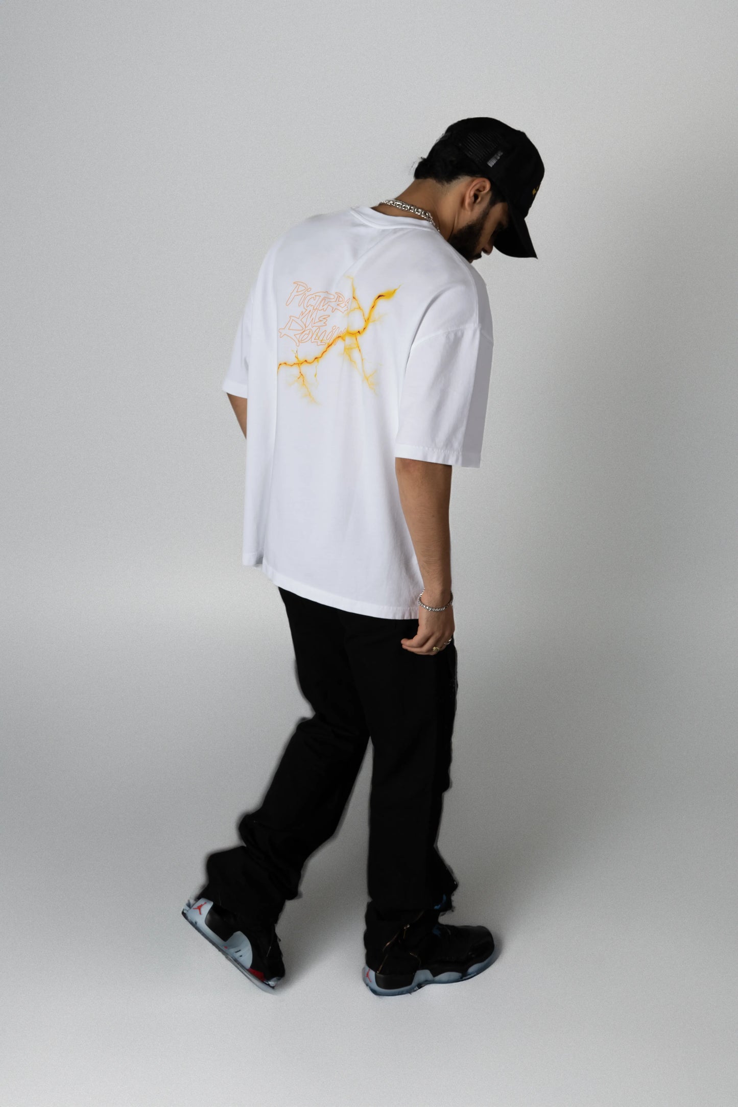 
                  
                    Lightning White T-shirt
                  
                