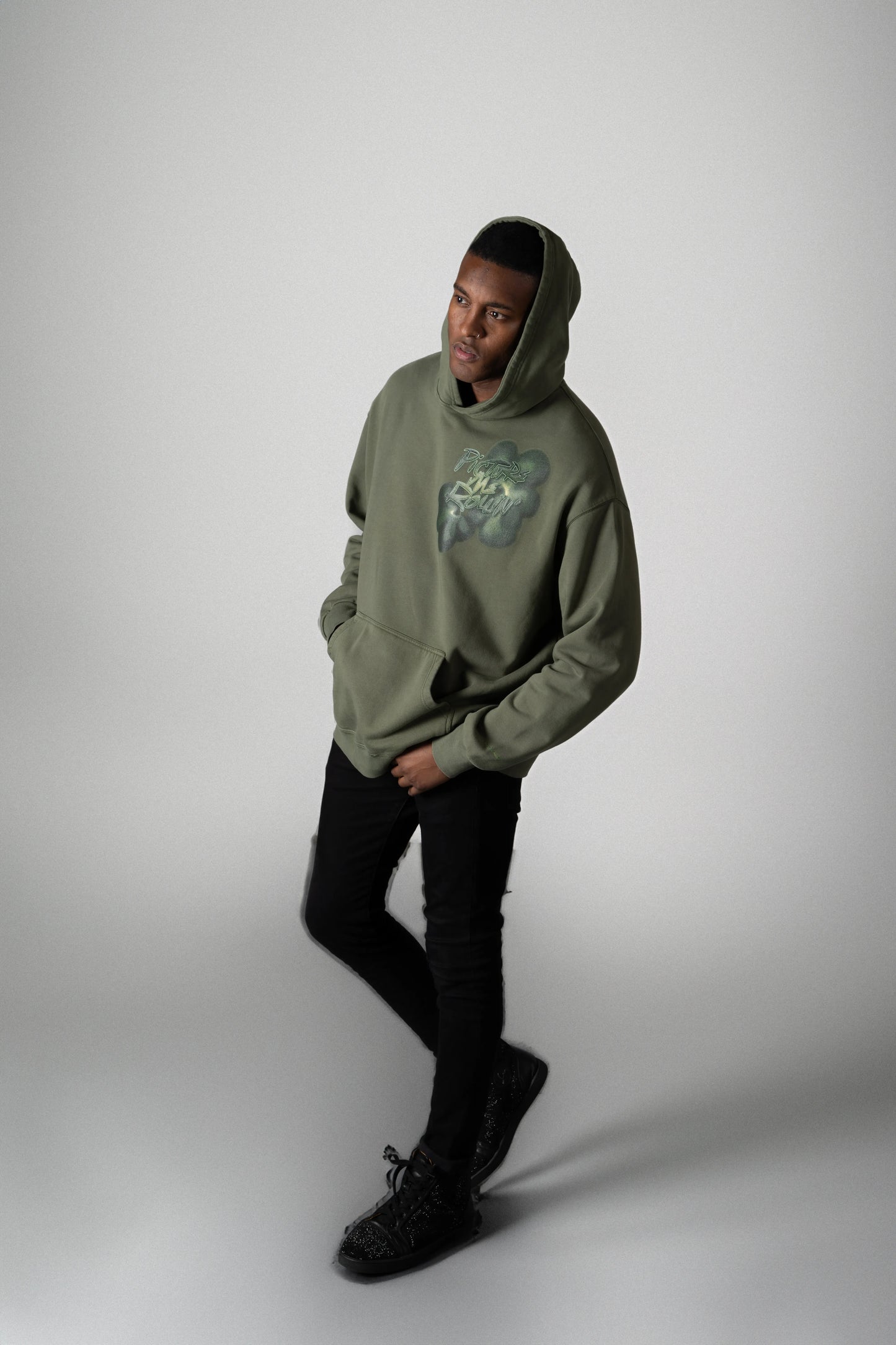 
                  
                    Floral Khaki Hoodie
                  
                