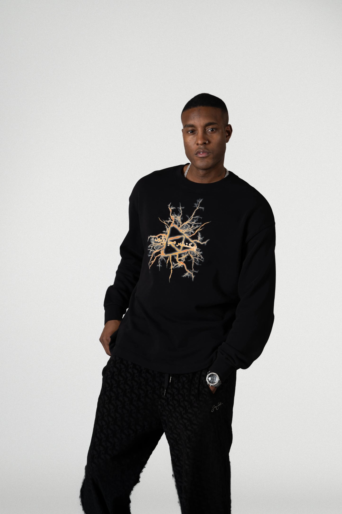 
                  
                    Lightning Black Sweatshirt
                  
                