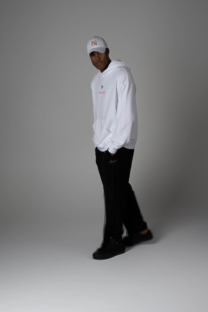 
                  
                    Drip White Hoodie
                  
                